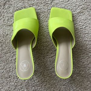 Mule Neon Heels